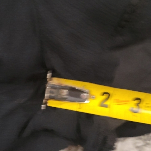 Abercrombie & Fitch SZ S Black Ruffled Deep V Neck Boho Romper Shorts Lined - Picture 11 of 14